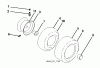 Jonsered LT2217 A (96041010303) - Lawn & Garden Tractor (2010-10) Ersatzteile WHEELS TIRES