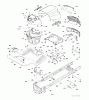 Jonsered LT2217 A (96041011301) - Lawn & Garden Tractor (2009-10) Ersatzteile CHASSIS ENCLOSURES