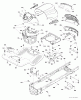 Jonsered LT2217 A (96041011303) - Lawn & Garden Tractor (2011-05) Ersatzteile CHASSIS ENCLOSURES