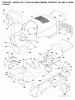 Jonsered LT2218 A2 (96041005900) - Lawn & Garden Tractor (2007-06) Ersatzteile CHASSIS ENCLOSURES