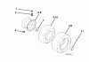 Jonsered LT2218 CMA2 (96061026600) - Lawn & Garden Tractor (2010-01) Listas de piezas de repuesto y dibujos WHEELS TIRES