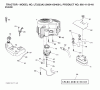 Jonsered LT2223 A2 (960410040, 96041004001) - Lawn & Garden Tractor (2007-05) Ersatzteile ENGINE