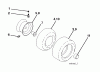 Jonsered LT2316 CM (96051002000) - Lawn & Garden Tractor (2011-03) Listas de piezas de repuesto y dibujos WHEELS TIRES