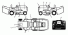 Jonsered LT2317 CMA (96051002103) - Lawn & Garden Tractor (2013-05) Ersatzteile DECALS