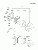 Kawasaki Motoren FA130D-CS15 - Kawasaki FA130D 4-Stroke Engine Ersatzteile AIR-FILTER/MUFFLER