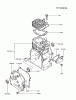 Kawasaki Motoren FA130D-CS08 - Kawasaki FA130D 4-Stroke Engine Ersatzteile CYLINDER/CRANKCASE