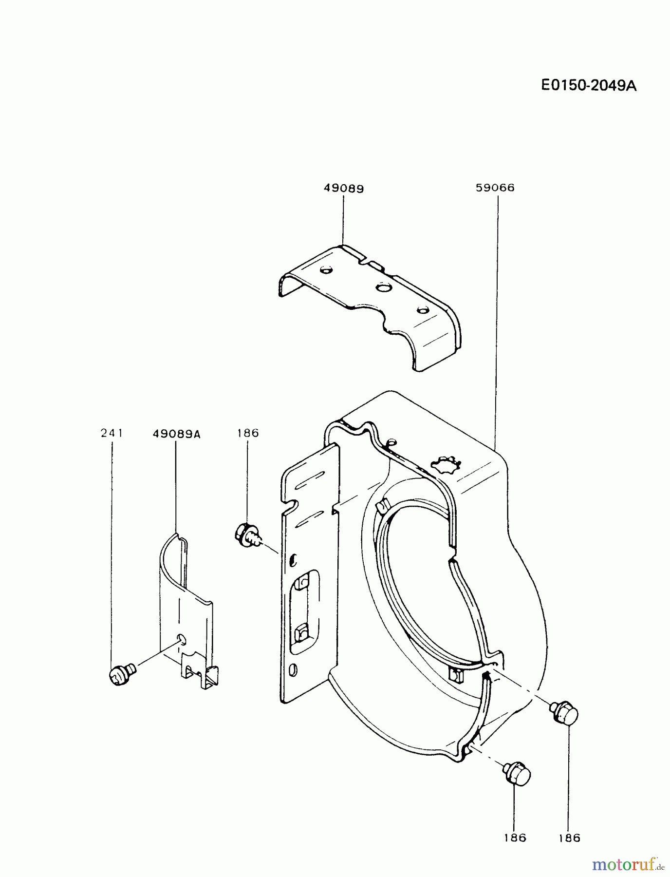  Kawasaki Motoren Motoren, Horizontal FA130R-FS00 - Kawasaki FA130R 4-Stroke Engine COOLING-EQUIPMENT