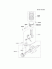 Kawasaki Motoren FE120D-LS02 - Kawasaki FE120D 4-Stroke Engine Ersatzteile PISTON/CRANKSHAFT