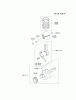 Kawasaki Motoren FE120G-JS00 - Kawasaki FE120G 4-Stroke Engine Ersatzteile PISTON/CRANKSHAFT