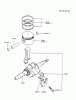 Kawasaki Motoren FA210D-DS10 - Kawasaki FA210D 4-Stroke Engine Ersatzteile PISTON/CRANKSHAFT