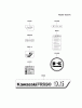 Kawasaki Motoren FE290D-CS22 - Kawasaki FE290D 4-Stroke Engine Ersatzteile LABEL