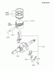 Kawasaki Motoren FA076D-BS09 - Kawasaki FA076D 4-Stroke Engine Ersatzteile PISTON/CRANKSHAFT