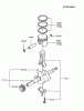 Kawasaki Motoren FG150D-DS00 - Kawasaki FG150D 4-Stroke Engine Ersatzteile PISTON/CRANKSHAFT
