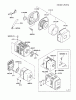 Kawasaki Motoren FA210D-LS00 - Kawasaki FA210D 4-Stroke Engine Ersatzteile AIR-FILTER/MUFFLER