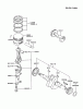 Kawasaki Motoren FZ400D-ES00 - Kawasaki FZ400D 4-Stroke Engine Ersatzteile PISTON/CRANKSHAFT