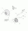 Murray C950-60928-0 (7800538) - Craftsman ZTS6000, 26HP B&S w/52" Mower Deck (2009) (Sears) Ersatzteile Wheel & Tire Group (W7501439)