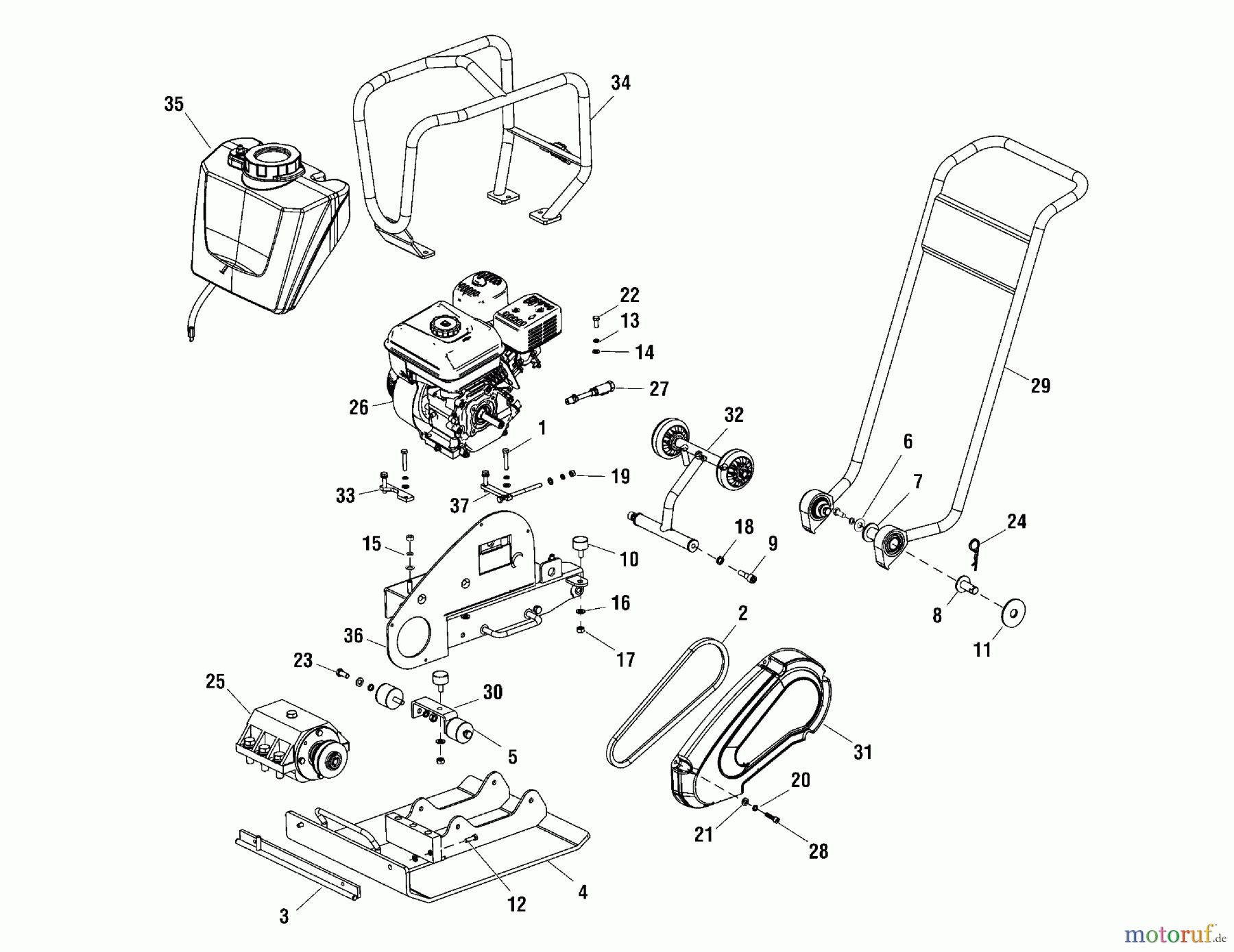  Murray Sonstiges EX150WT-C (866053) - Briggs & Stratton Compactor Main Unit (866053)
