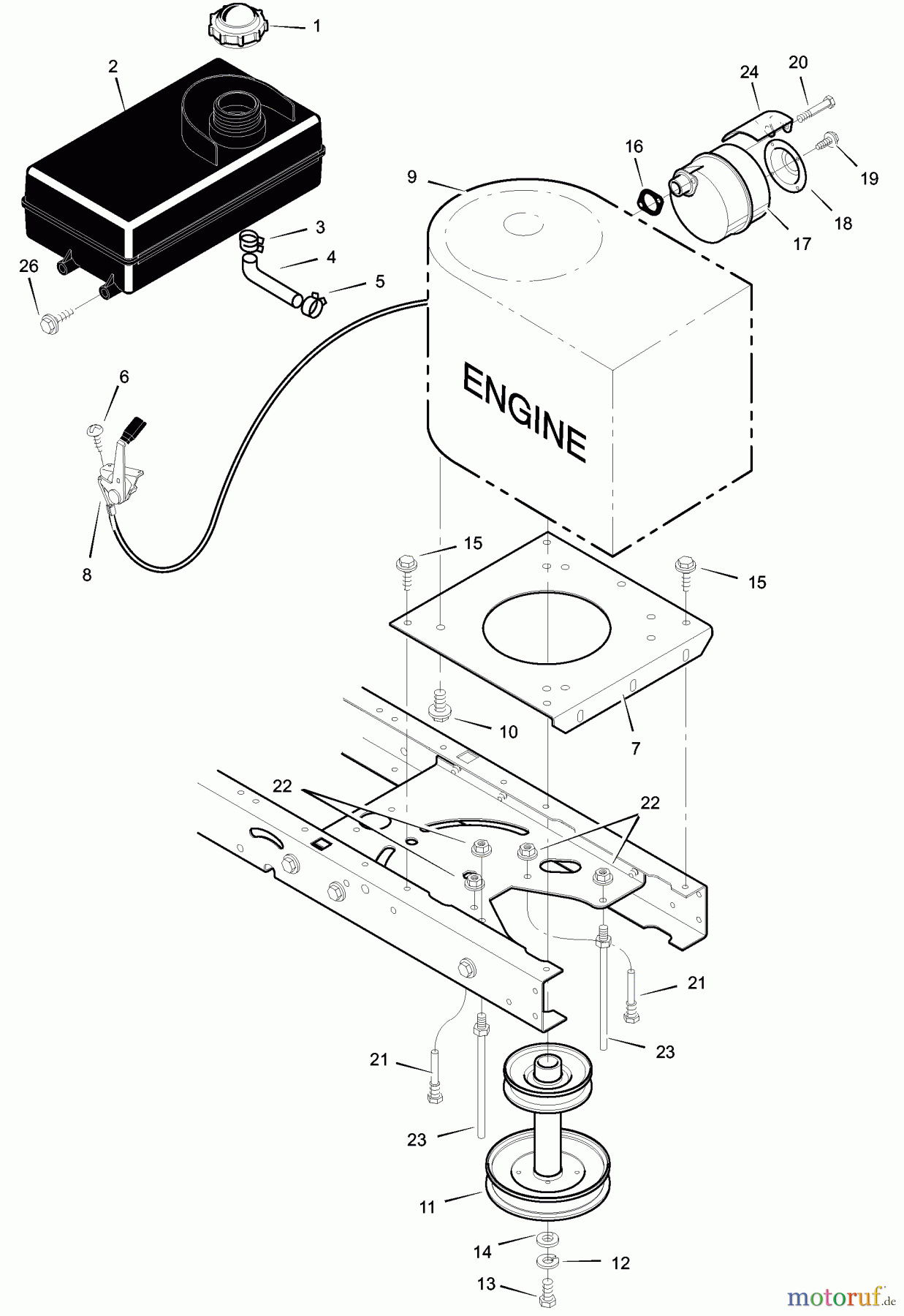  Murray Rasen- und Gartentraktoren 405000x31A - Scotts 40