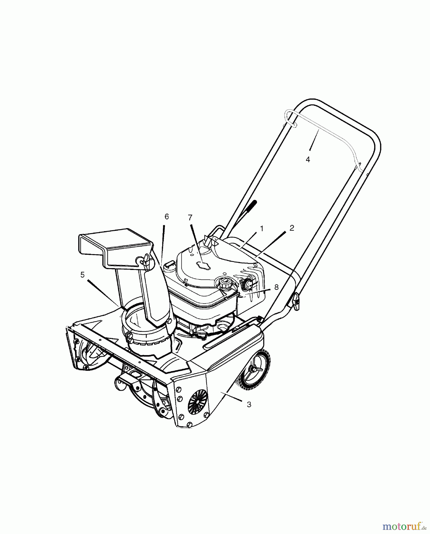  Murray Schneefräsen 536.881400 (88140000NC) - Craftsman 21