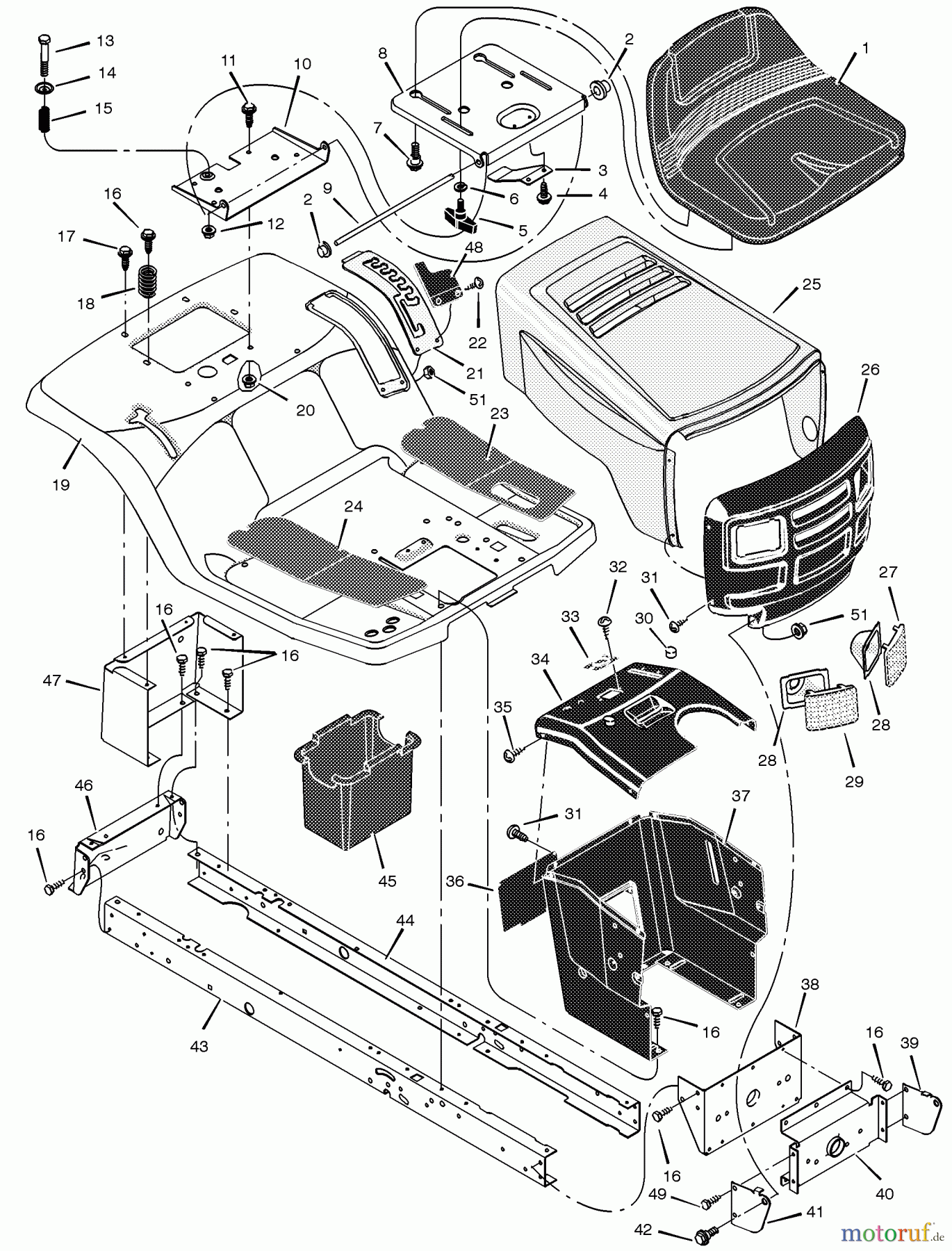  Murray Rasen- und Gartentraktoren 405002x8A - Scotts 40