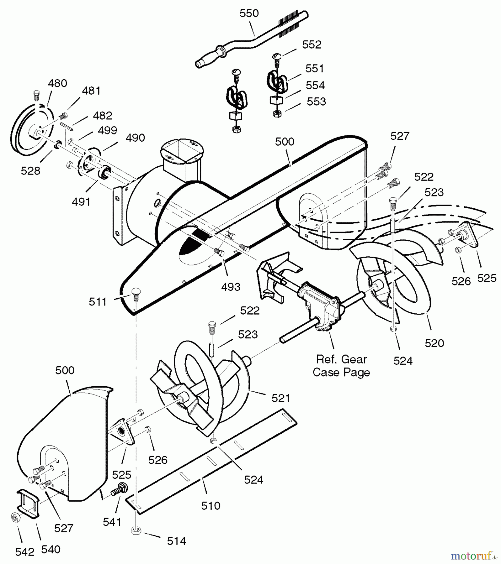  Murray Schneefräsen 536.881800 - Craftsman 27