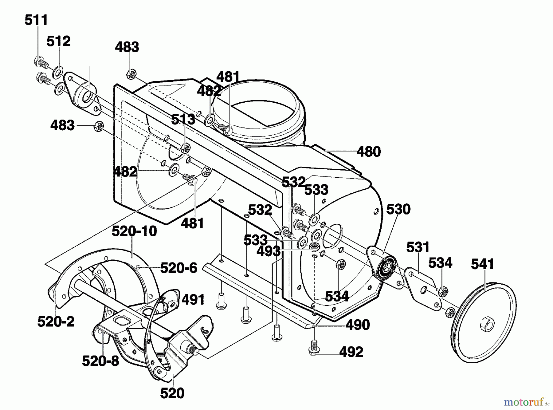  Murray Schneefräsen 621450x79E - B&S/Murray 21