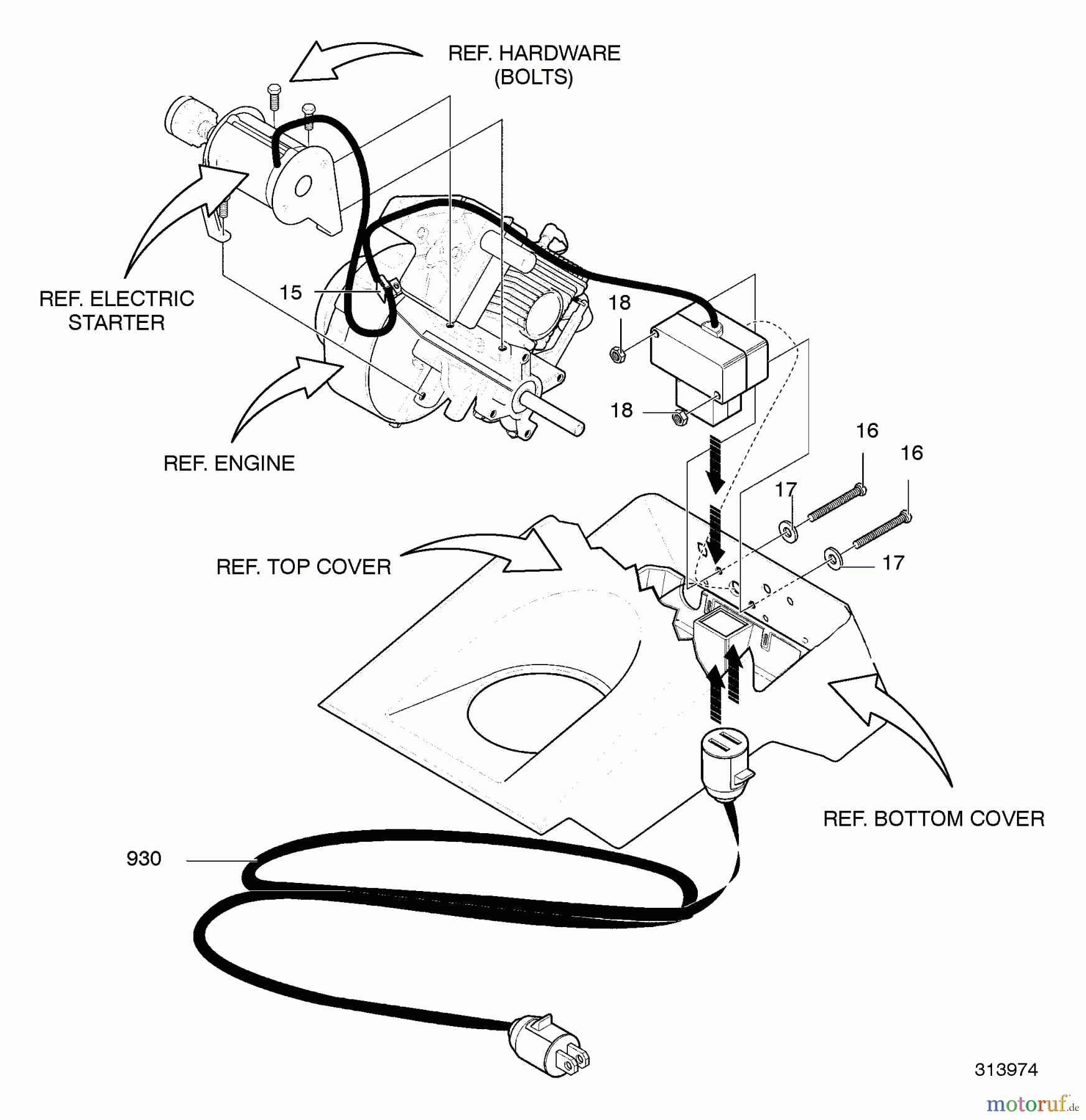 Murray Schneefräsen 621520x43NB - Yard King 21