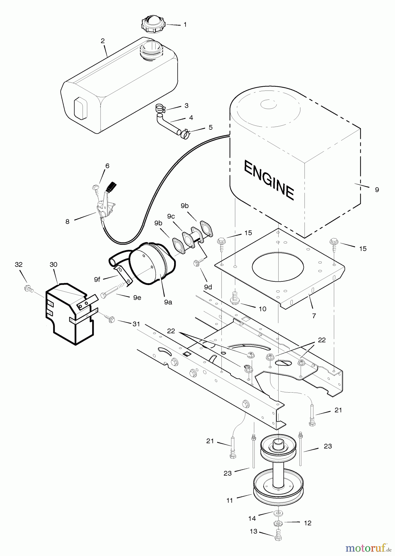  Murray Rasen- und Gartentraktoren 405011x92C - B&S/Murray 40