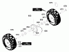 Murray 624505x79B - B&S/ 24" Dual Stage Snow Thrower (2000) (Spirit) Listas de piezas de repuesto y dibujos Wheels Assembly