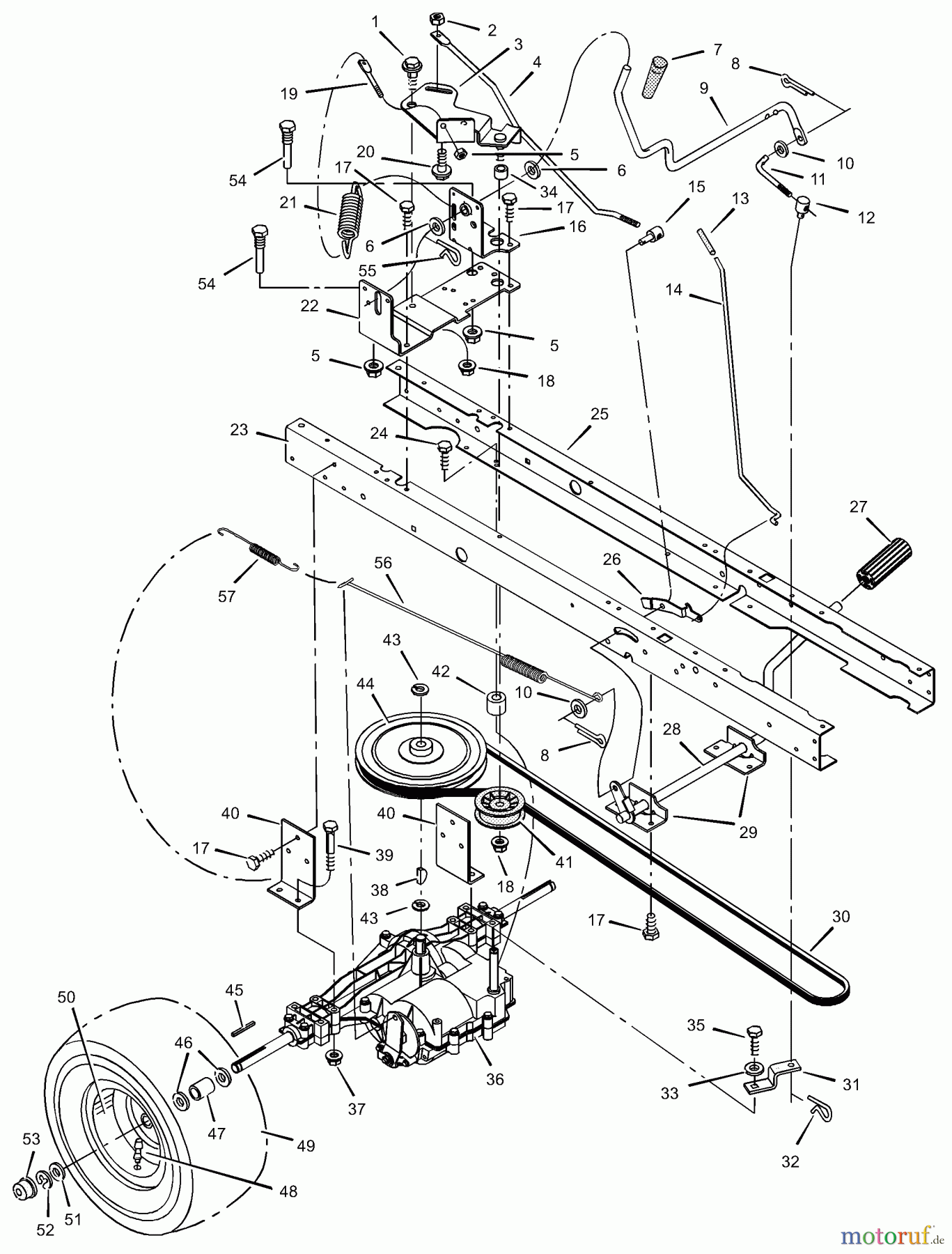  Murray Rasen- und Gartentraktoren 405014x92A - B&S/Murray 40