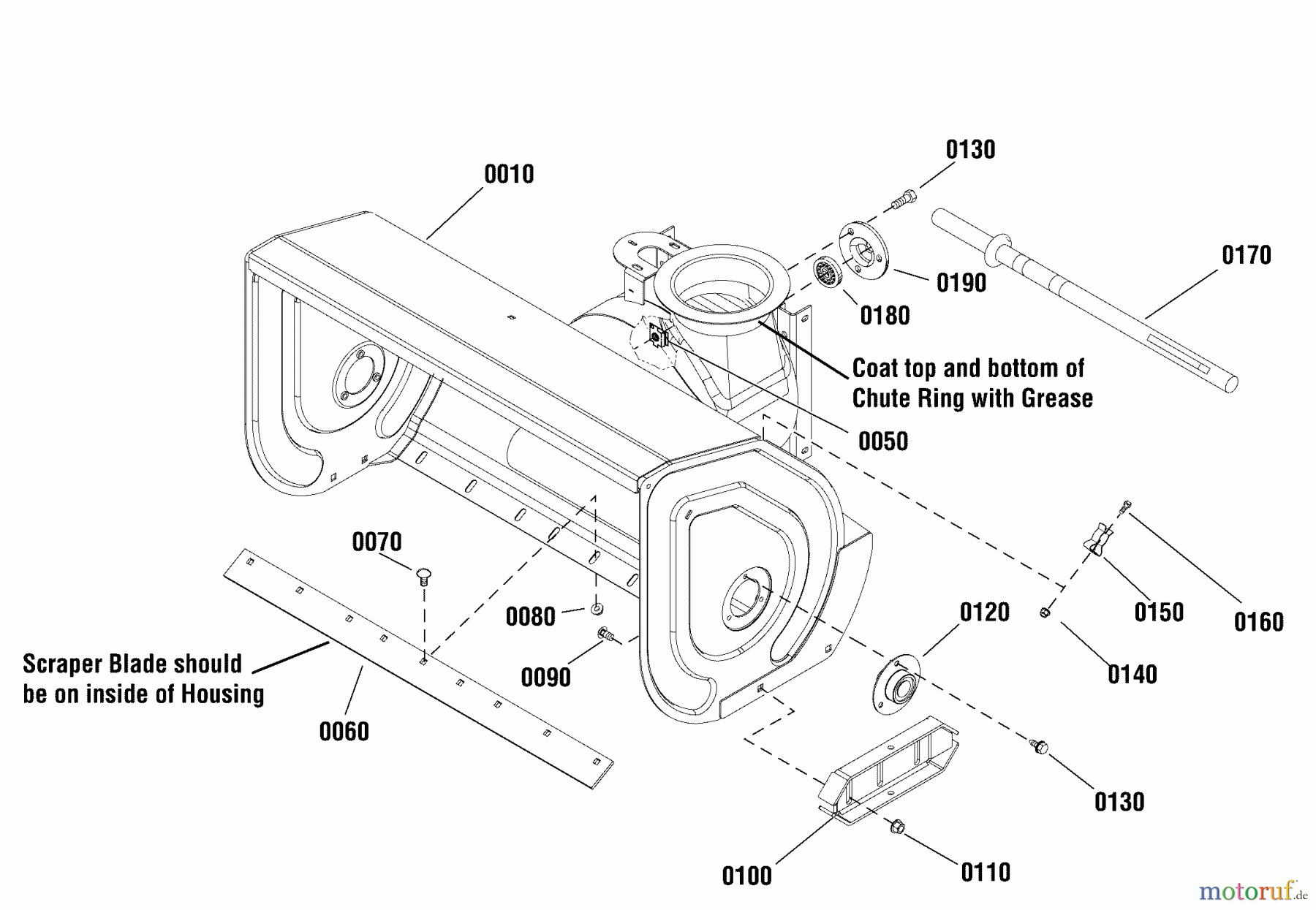  Murray Schneefräsen BP2138S (1696160-00) - Briggs & Stratton 38