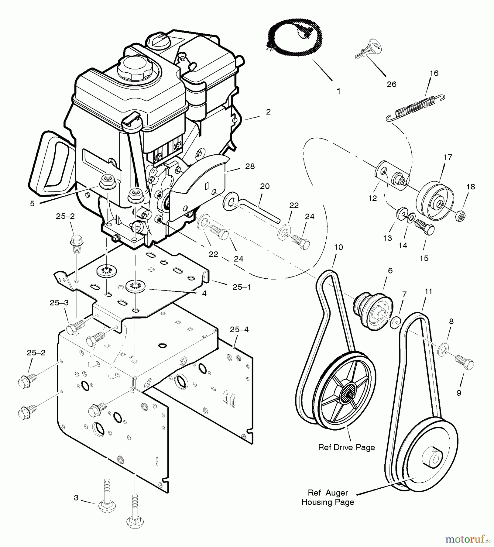  Murray Schneefräsen C950-52461-0 - Craftsman 29