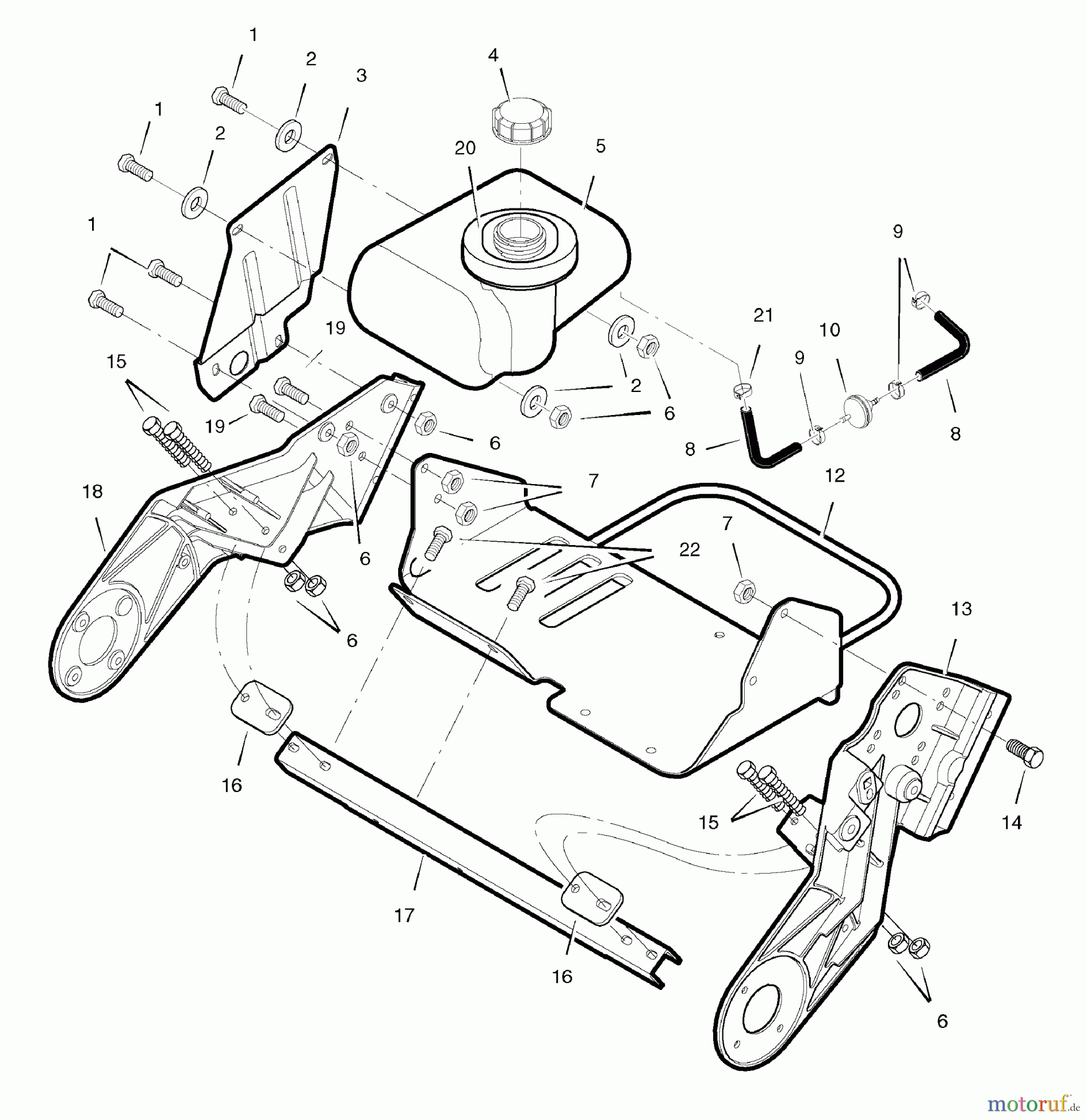  Murray Schneefräsen ST0522M (622593x16NA) - Frontier 22