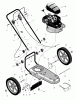 Murray TM6000x8B - Scotts Walk-Behind String Trimmer (2002) (Home Depot) Ersatzteile Illustration & Parts List