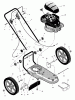 Murray TM6000x8NA - Scotts Walk-Behind String Trimmer (2002) (Home Depot) Spareparts Illustration & Parts List
