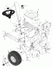 Murray 405618x81A - Yard King 40" Lawn Tractor (2001) Ersatzteile Steering