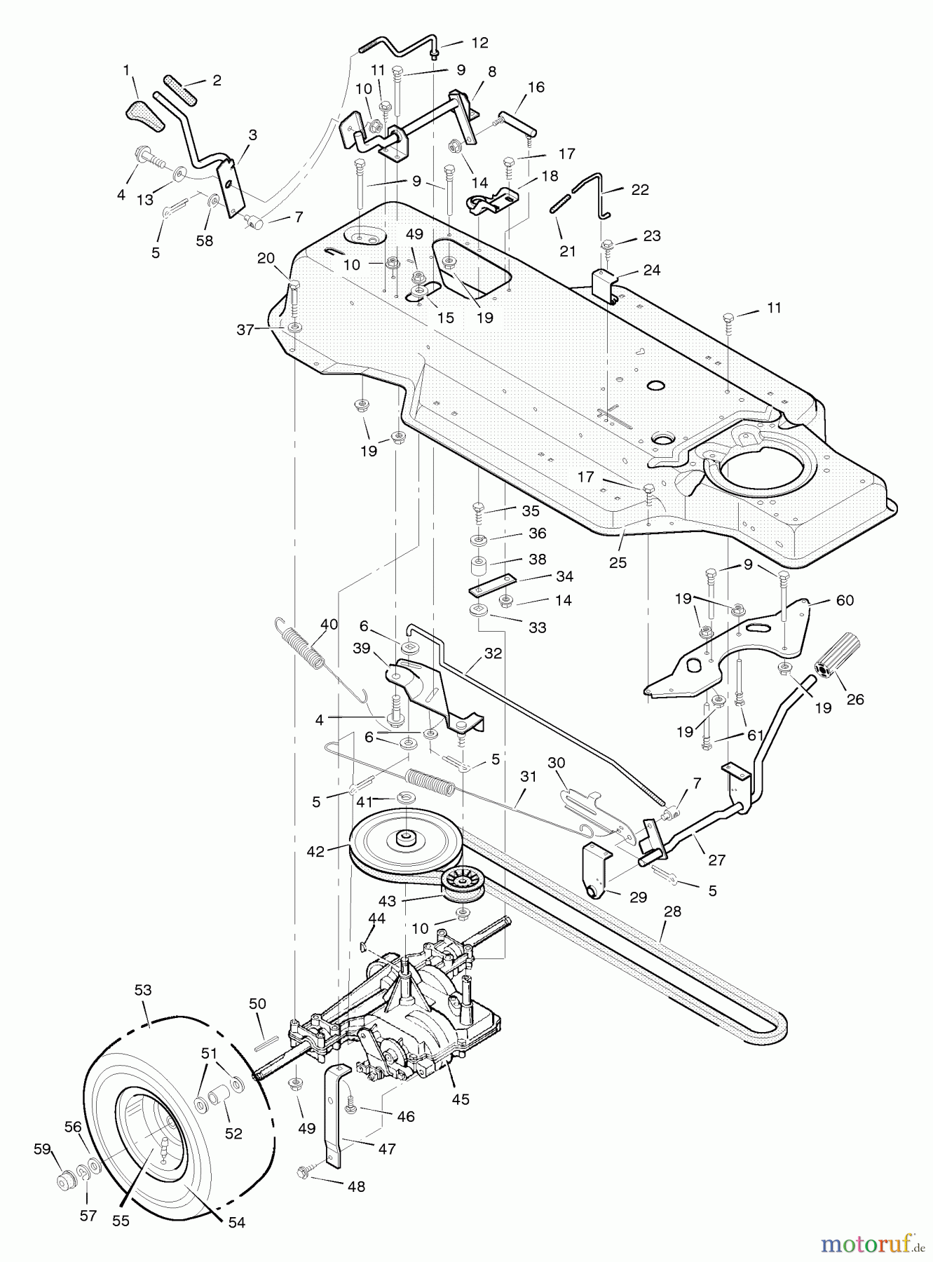  Murray Rasen- und Gartentraktoren 40708x8B - Scotts 40