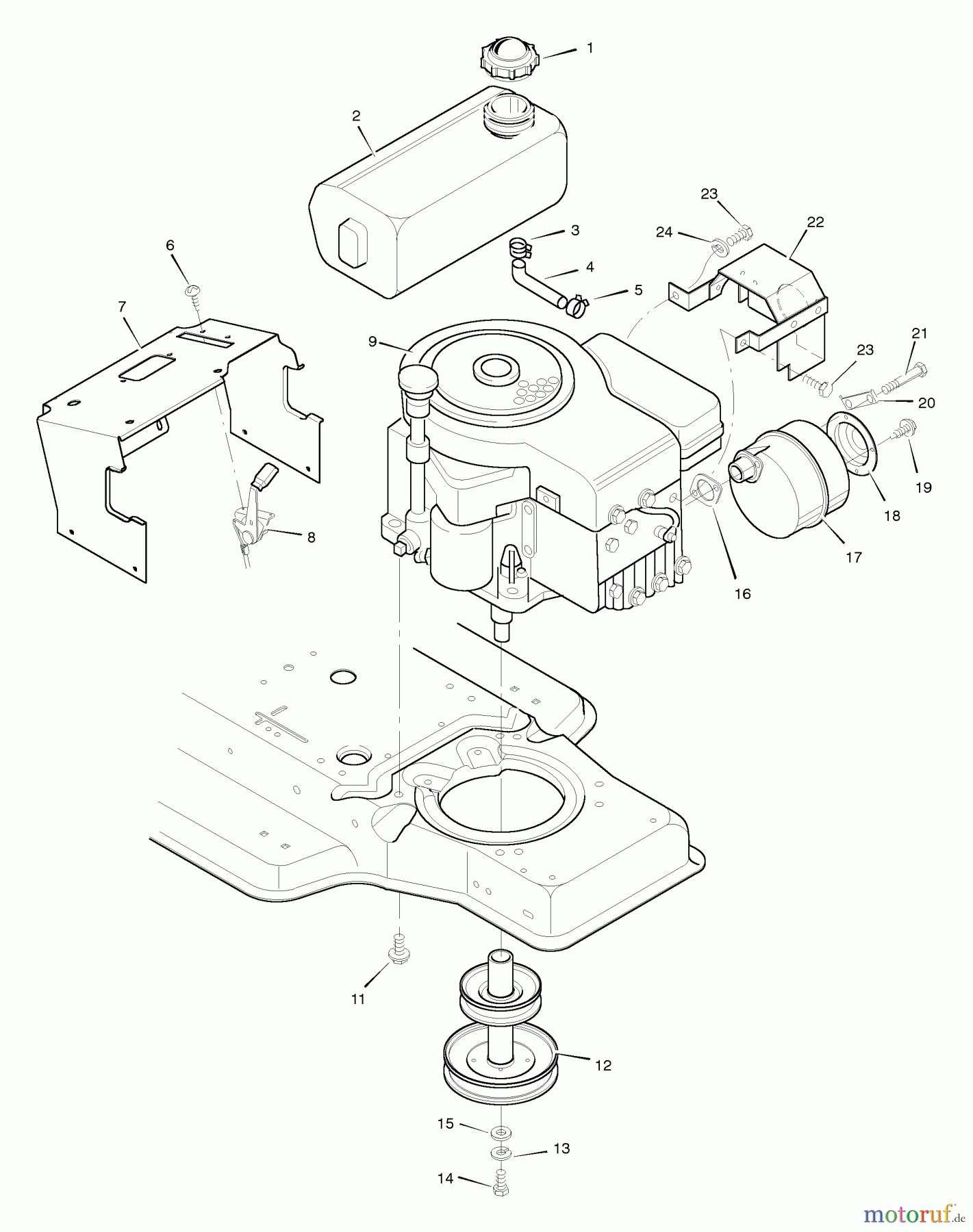 Murray Rasen- und Gartentraktoren 40708x92A - B&S/Murray 40