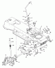 Murray 40717A - 40" Lawn Tractor (1997) Ersatzteile Mower Housing Suspension