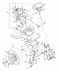 Murray 40717A - 40" Lawn Tractor (1997) Listas de piezas de repuesto y dibujos Steering