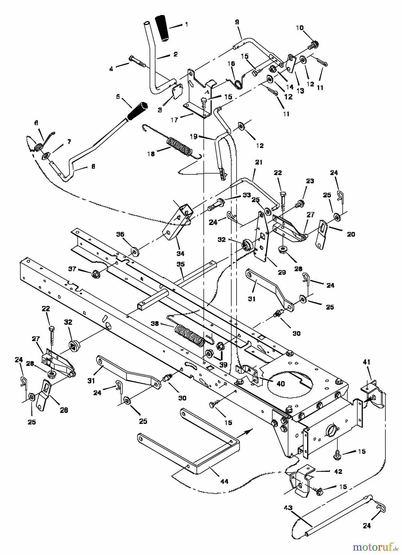 Murray Rasen- und Gartentraktoren 42534x25A - B&S/Murray 42