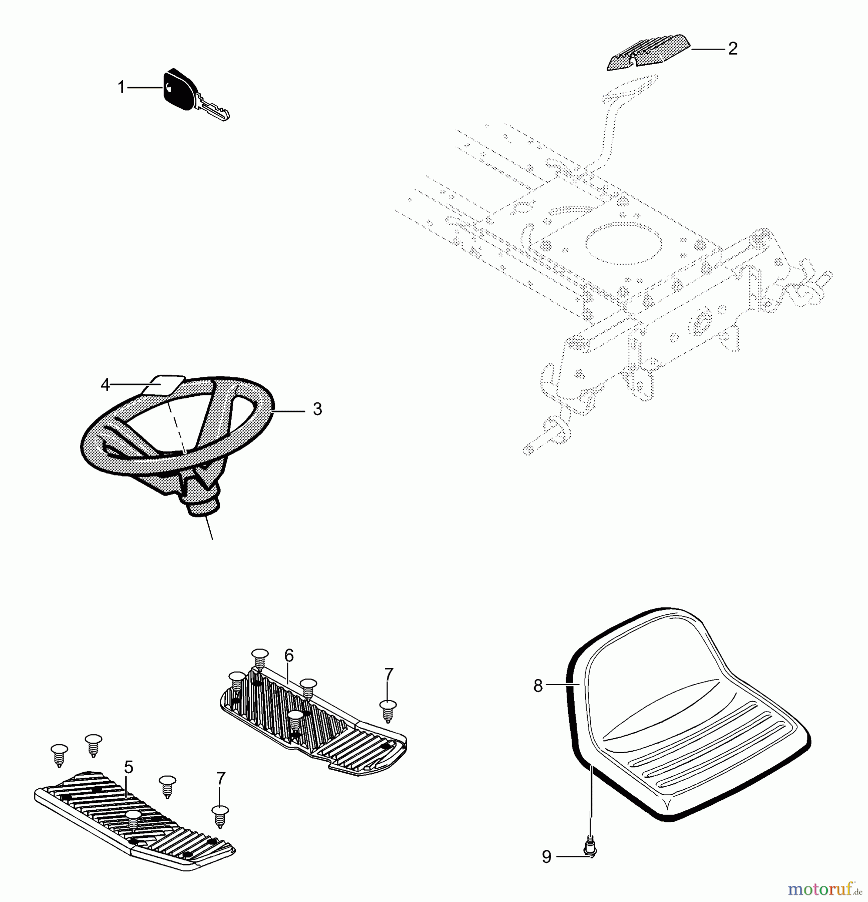  Murray Rasen- und Gartentraktoren 42580x89A - Yard King Performance 42