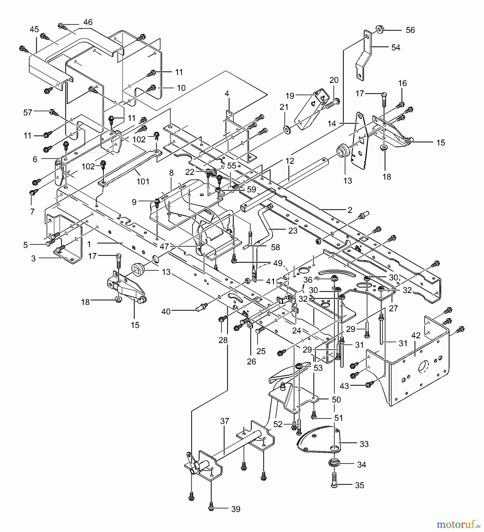  Murray Rasen- und Gartentraktoren 42580x89A - Yard King Performance 42