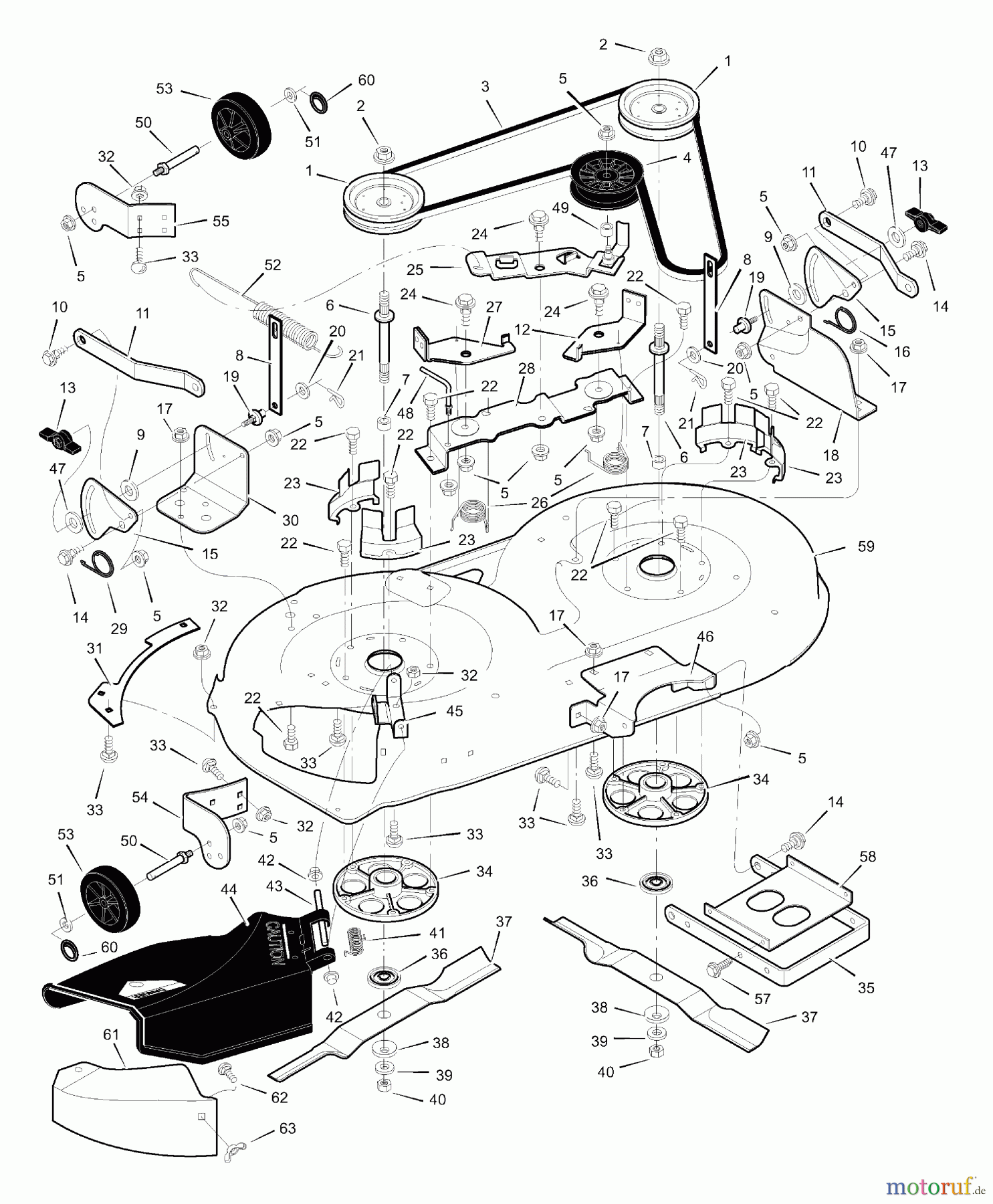  Murray Rasen- und Gartentraktoren 42583x30B - Murray 42