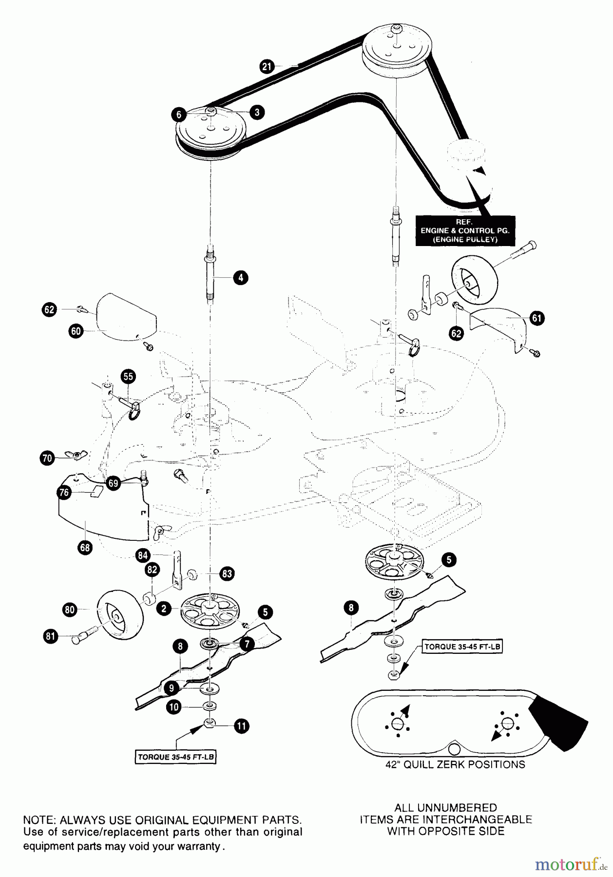  Murray Rasen- und Gartentraktoren 42589x8B - Scotts 42