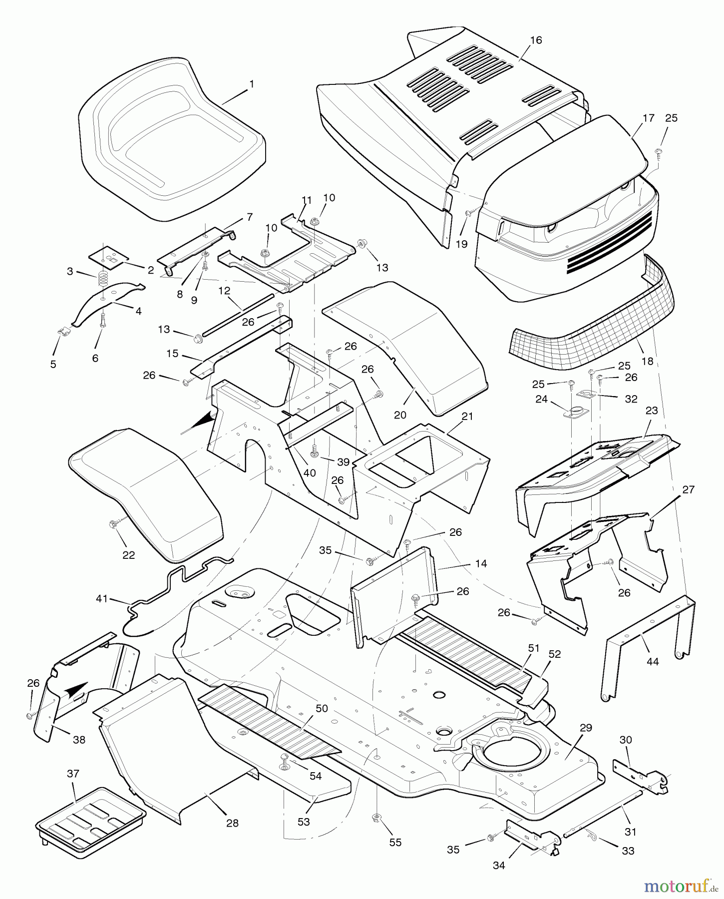  Murray Rasen- und Gartentraktoren 42916x8A - Scotts 42