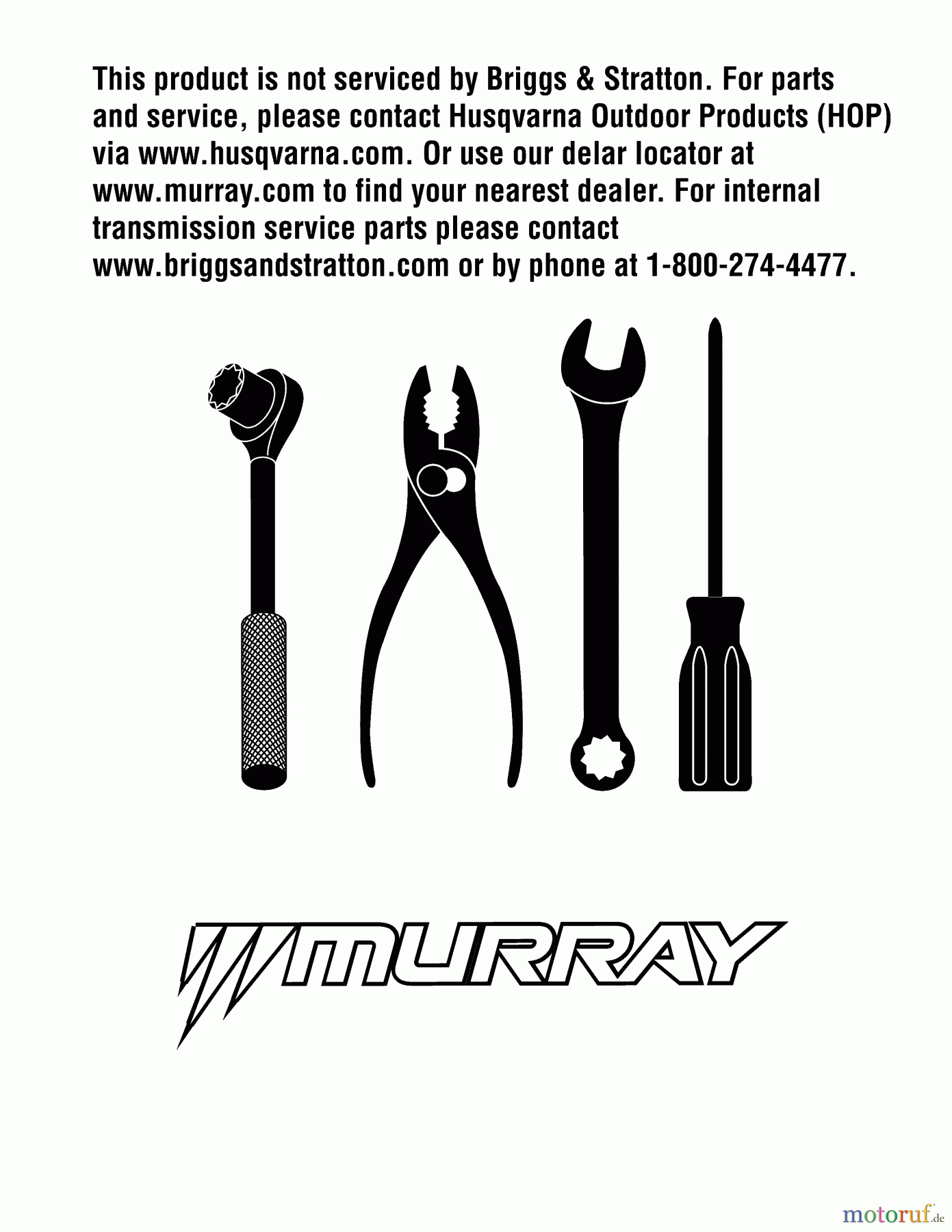  Murray Rasen- und Gartentraktoren 48G24G60X8A (96042005807) - Murray 48