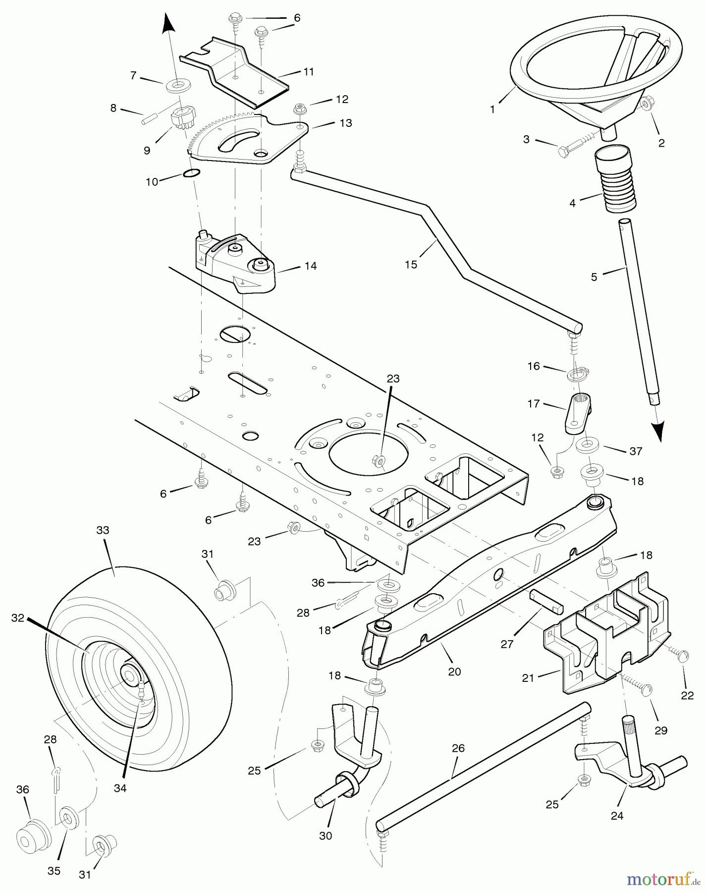  Murray Rasen- und Gartentraktoren 46377x8A - Scotts 46