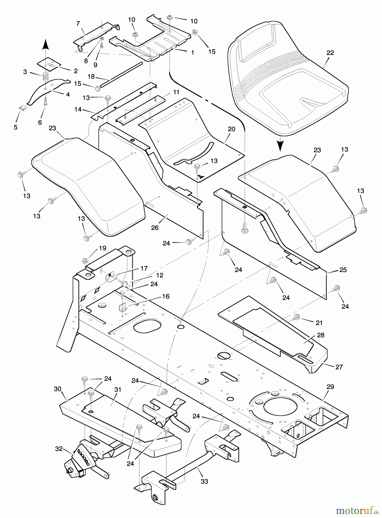  Murray Rasen- und Gartentraktoren 46379x30A - Murray 46