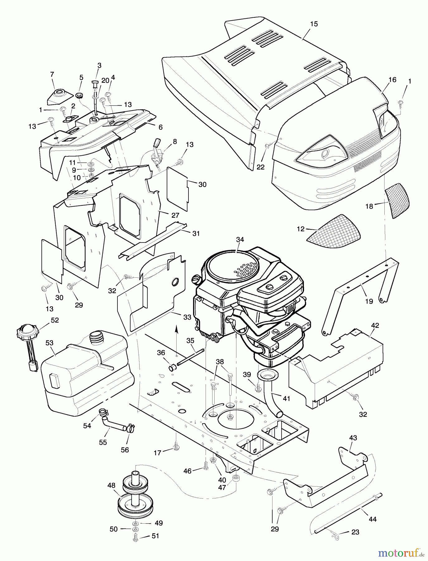  Murray Rasen- und Gartentraktoren 46379x30A - Murray 46